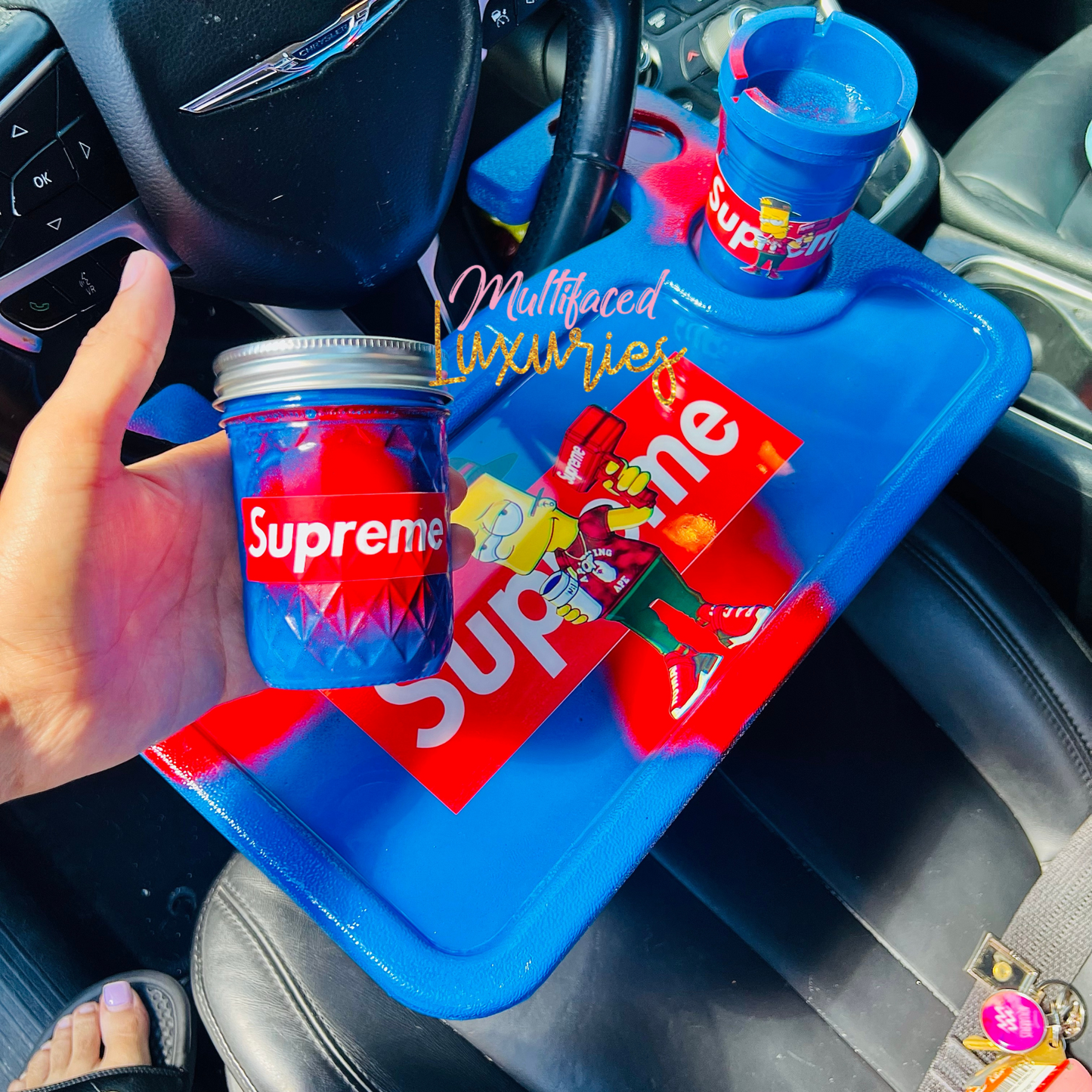 Car Rolling Tray Set