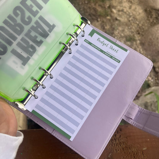 Dijonay “All I Know Is Hustle” Budget Binder