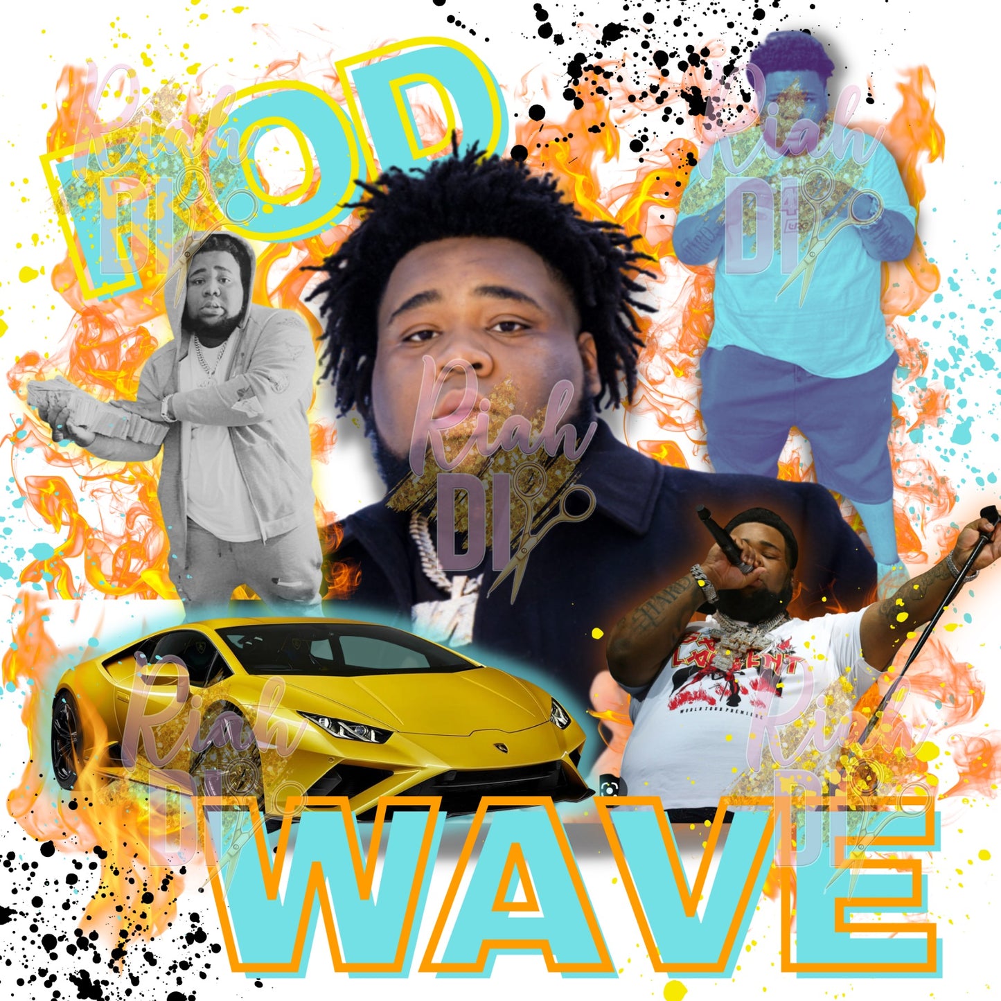 Rod Wave Graphic PNGS