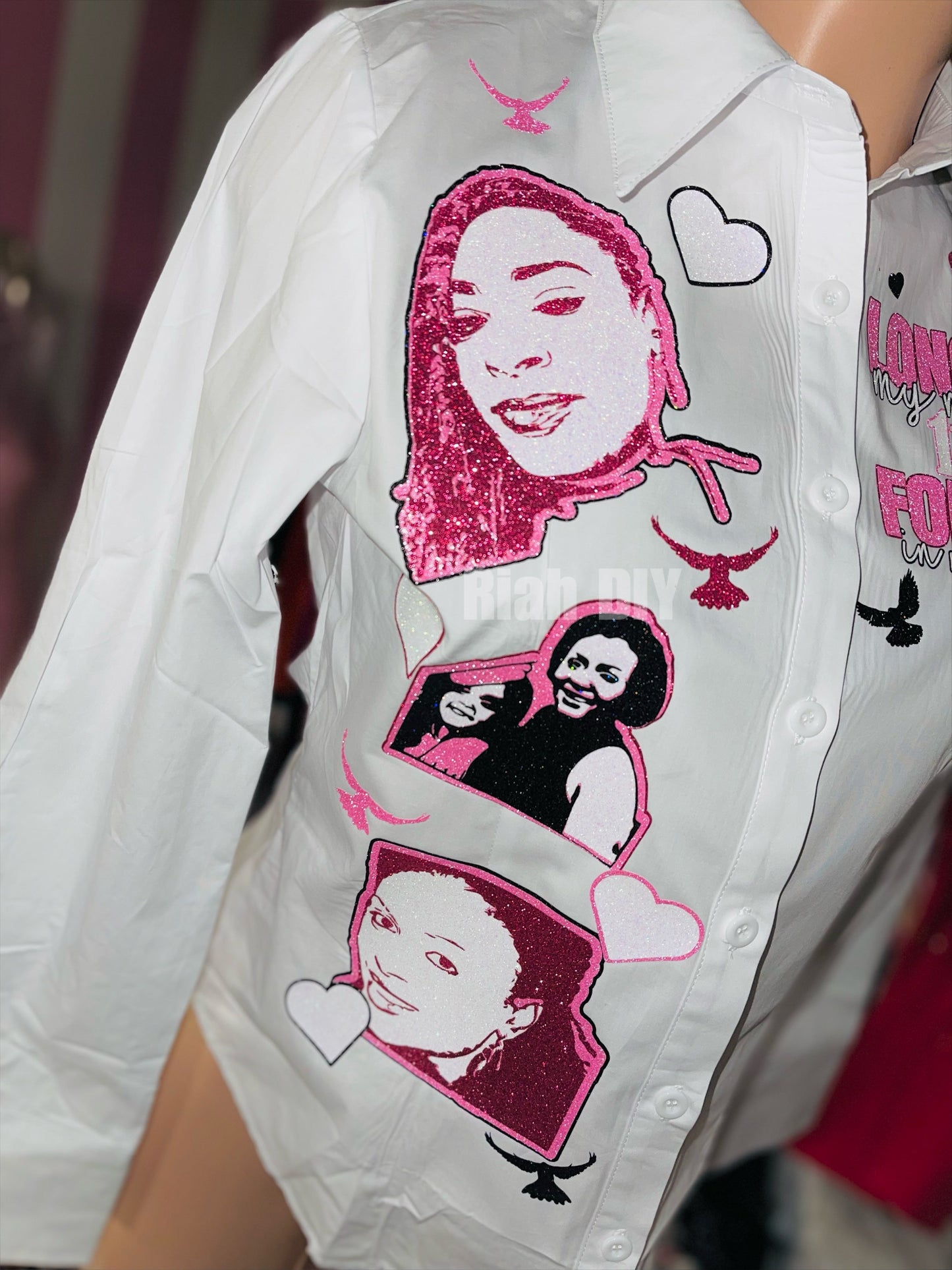 Camisa con botones de 3 caras