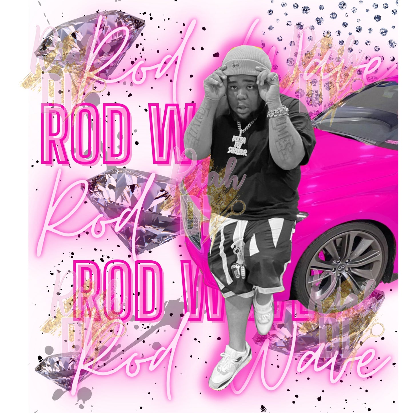 Rod Wave Graphic PNGS