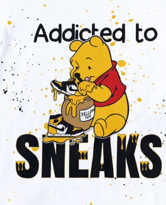 Impresión por sublimación de Winnie the Pooh, adicto a las zapatillas