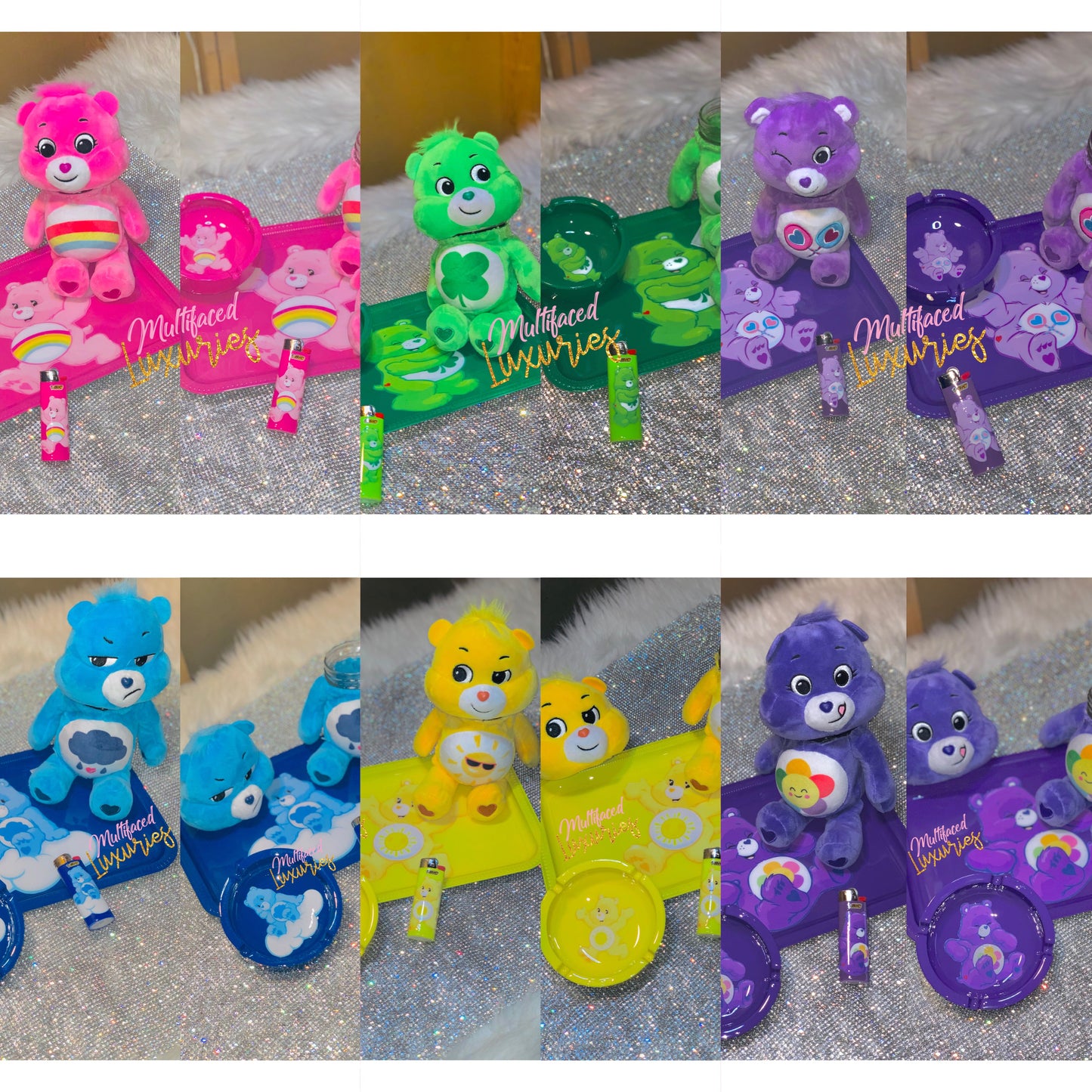 Care Bears Rolling tray/Stash Jar set