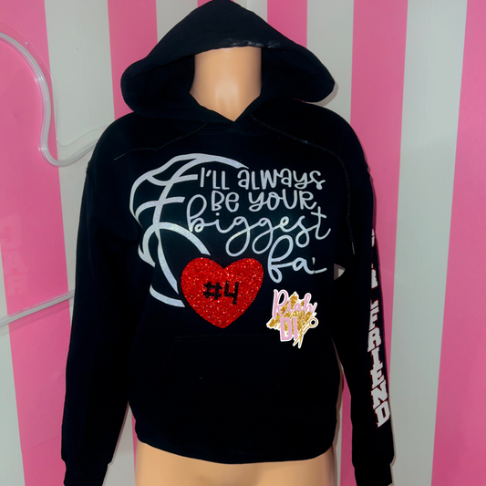 Sudadera con capucha de novia de baloncesto estilo libre