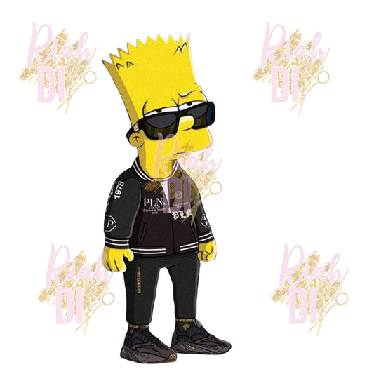 Bart motociclista PNG