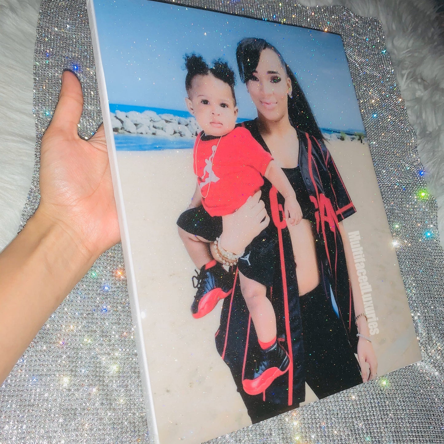 11x14 Glitter Photo Canvas