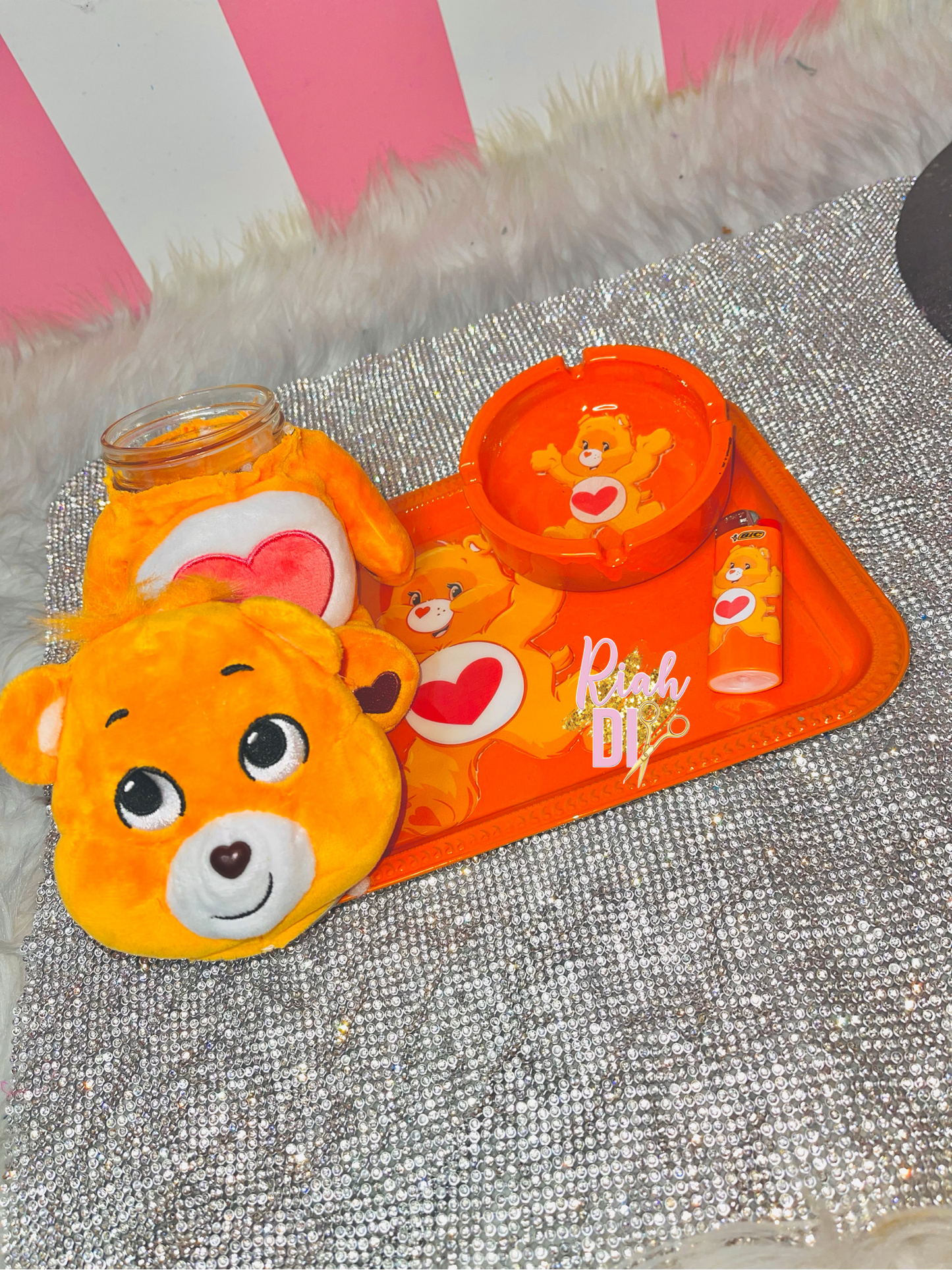 Care Bears Rolling tray/Stash Jar set
