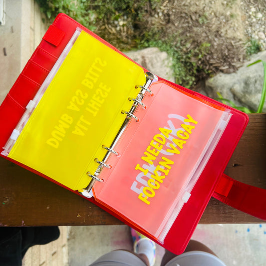 Carpeta de presupuesto "No puedo ahorrar para una mierda"