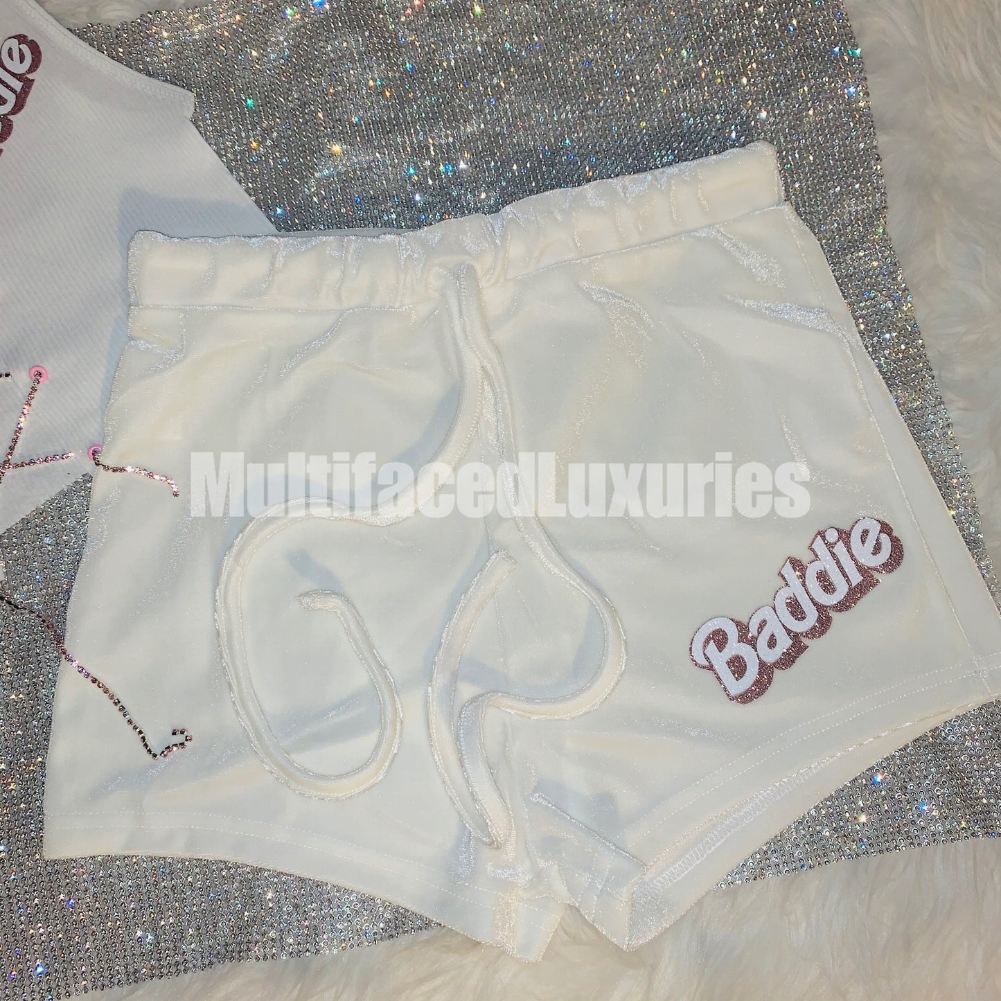 Baddie Slit Diamanté Set