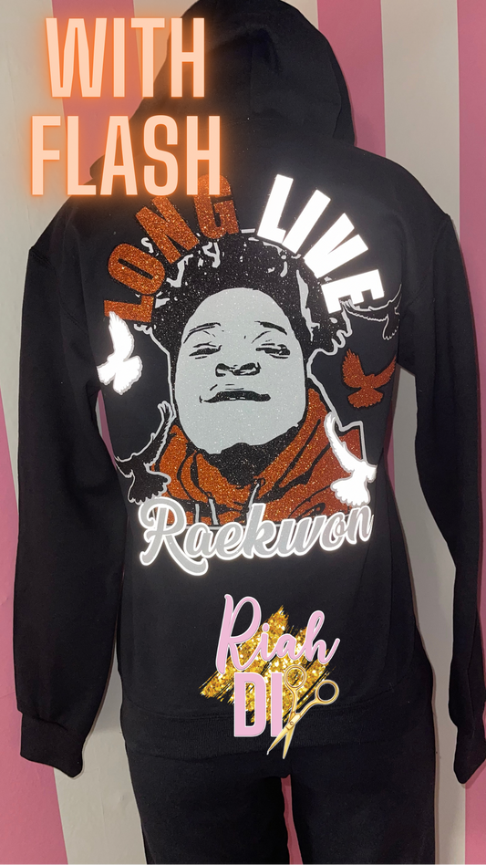 Sudadera con capucha Crescent Joggy con fotos y cara brillante