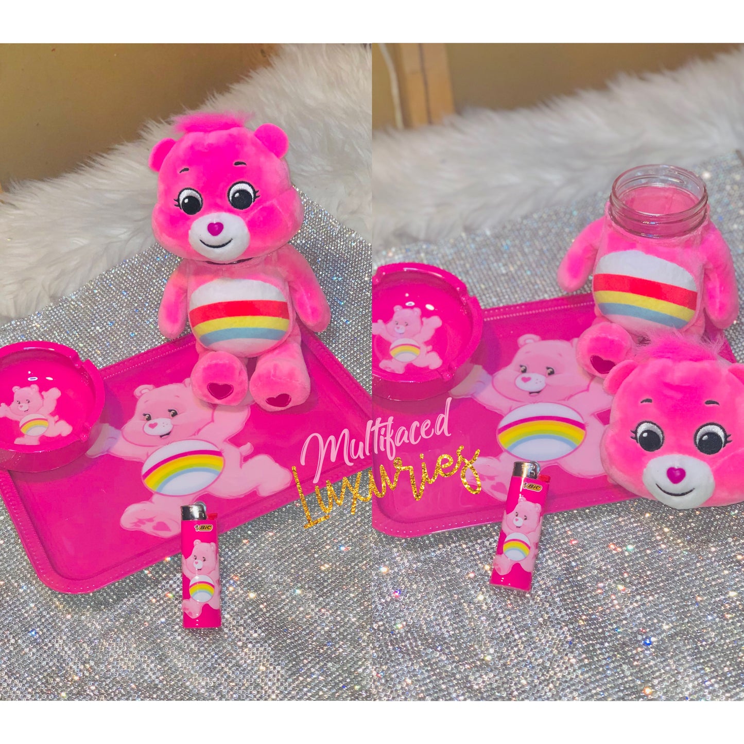 Care Bears Rolling tray/Stash Jar set