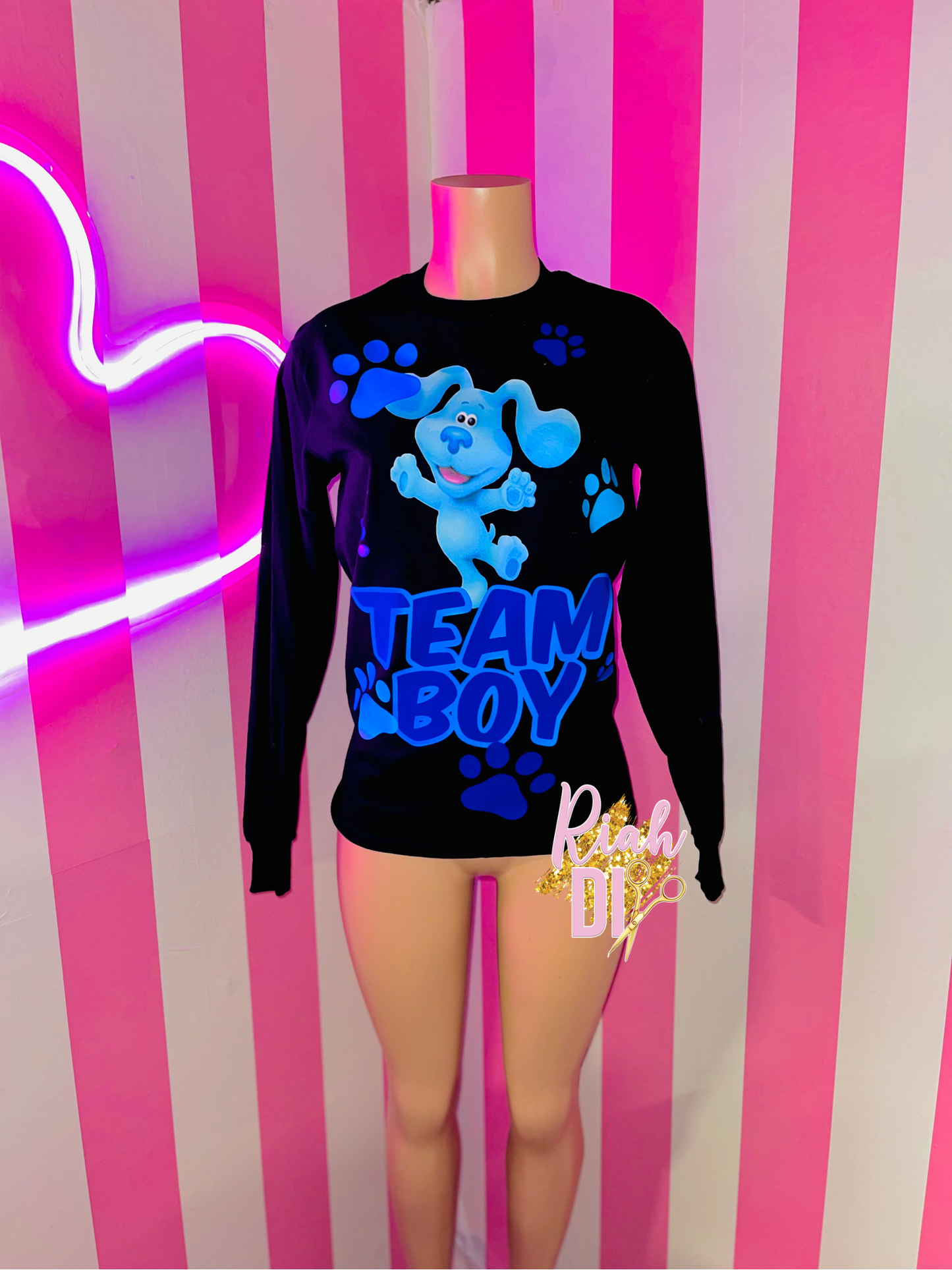 Blues Clues Gender Reveal Tee