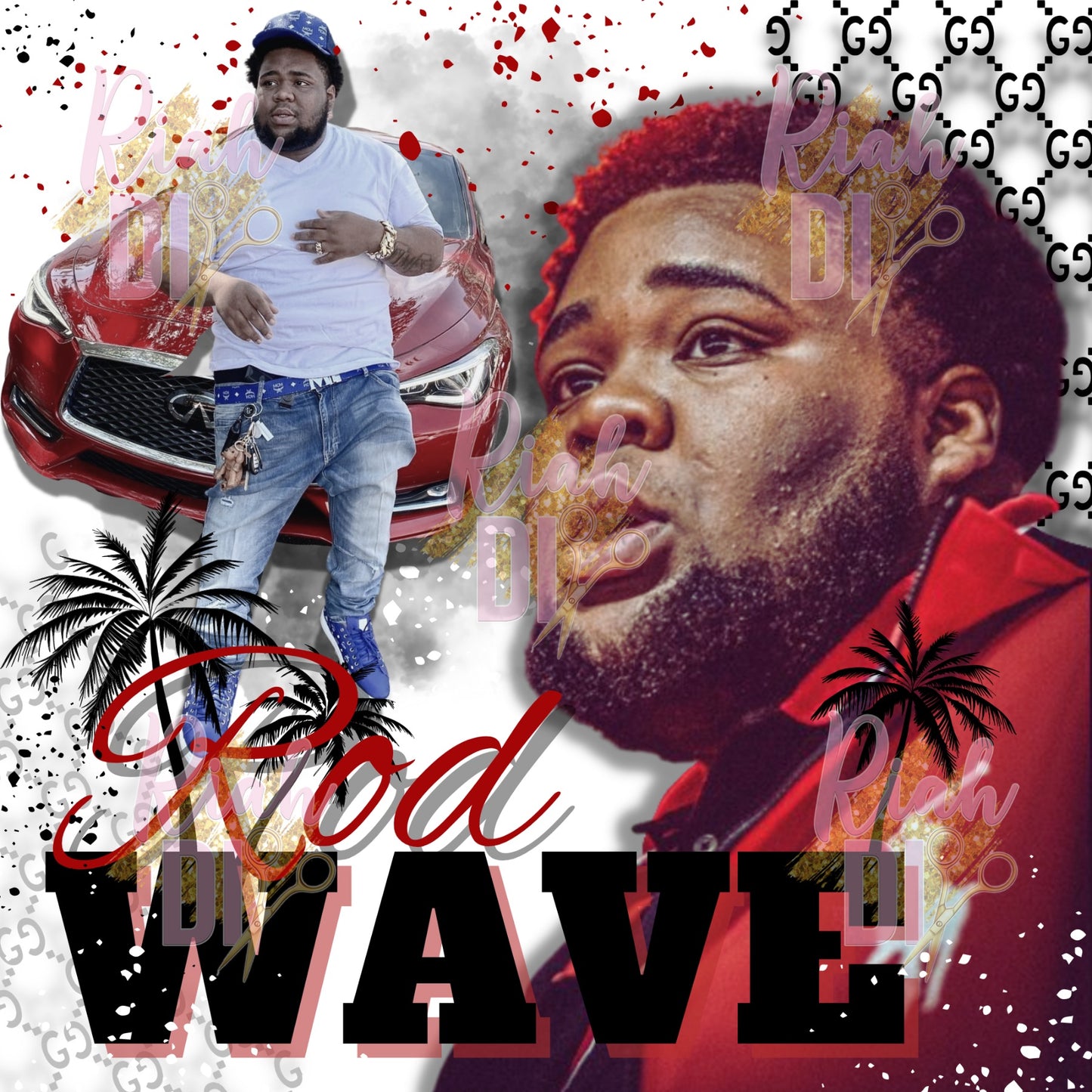 Rod Wave Graphic PNGS