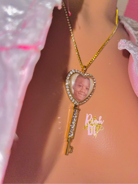 Cadena colgante "Llave a mi corazón" 