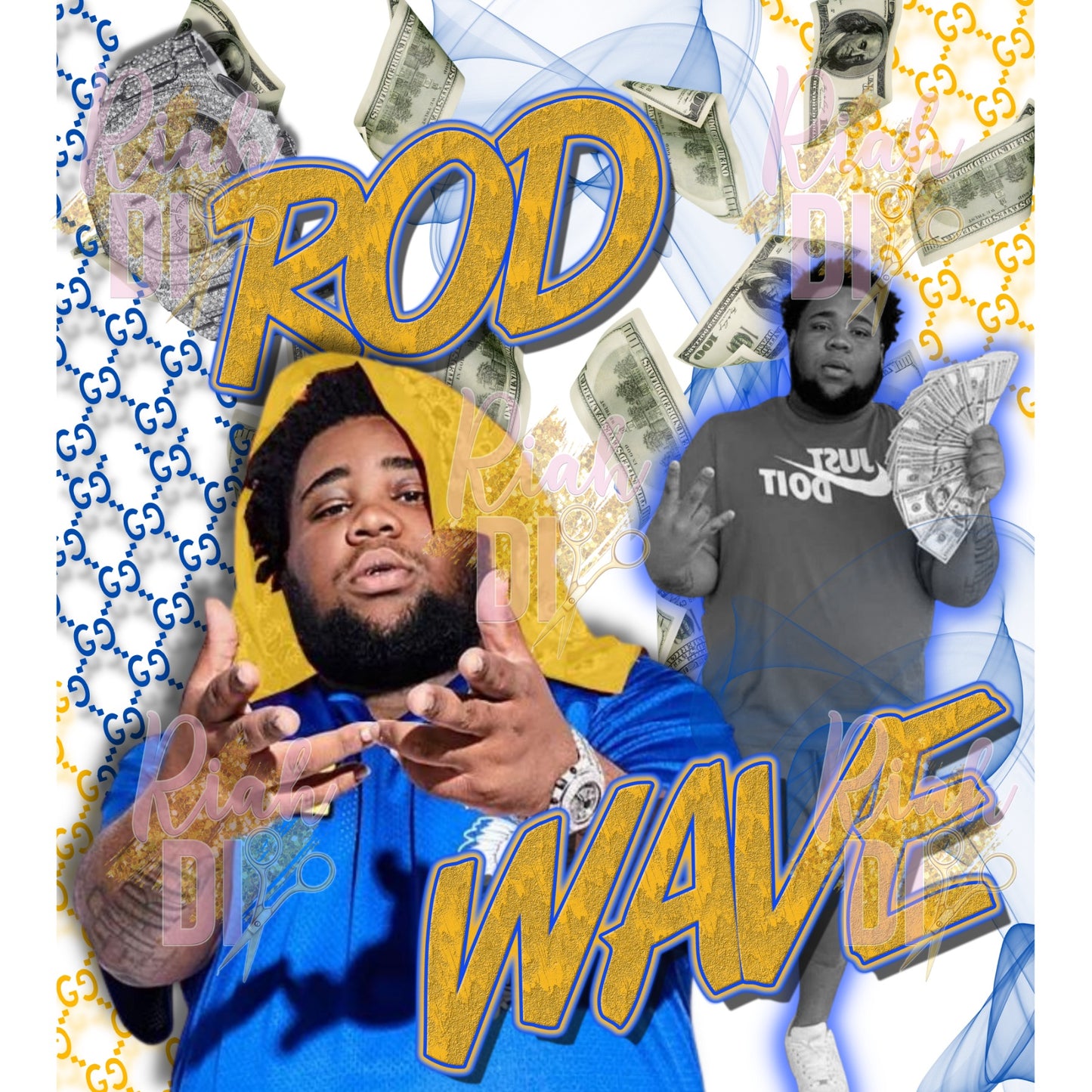 Rod Wave Graphic PNGS
